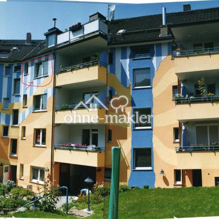 Renovierte 2-Raumwohnung mit Wohnküche und Balkon - Foto 1