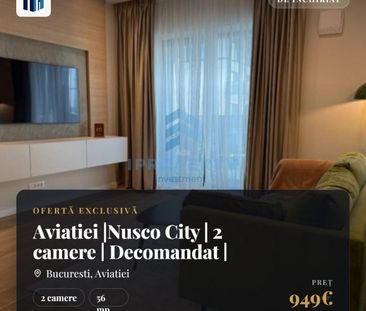 Aviatiei |Nusco City | 2 camere | Decomandat | Masina spalat vase | Mo - Fotografie 4