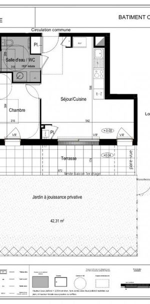 Appartement T2 à louer Melesse - 43 m² - Photo 2