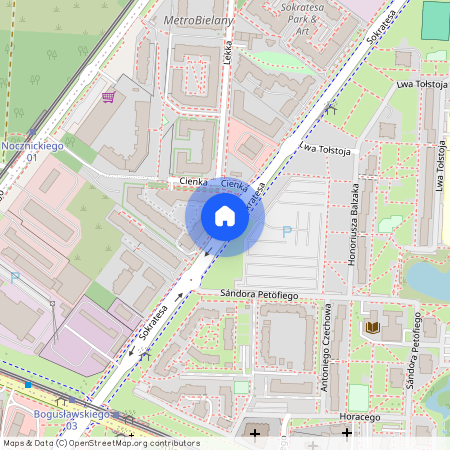 Bielany, ul. Sokratesa, Warszawa