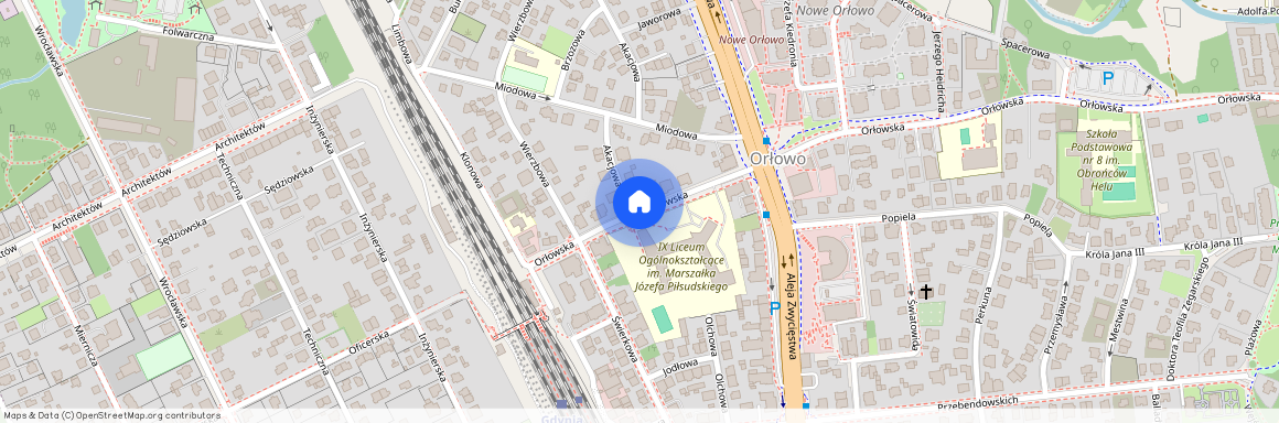 ul. Orłowska, Orłowo, Gdynia, pomorskie