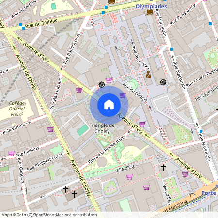 Avenue d'Ivry, Francja, Paris