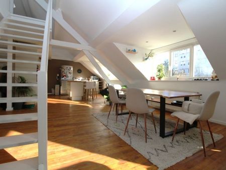 Place Flagey - Penthouse meublé 2ch +/- 135m² + terrasse - Ixelles - Photo 2