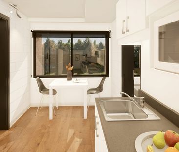 Appartement pour deux (4½) type B – Complet – Cuisine à partager - Photo 5