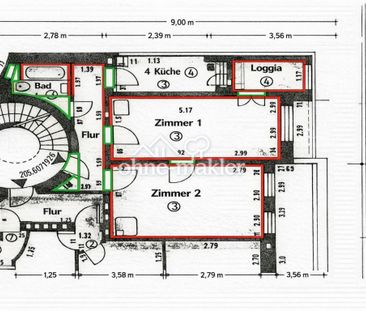 Erstklassige 2-Zimmer-Hochparterre mit Balkon – WiesbadenerStraße, ... - Photo 6