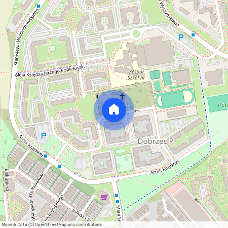 ul. ks. Stanisława Piotrowskiego, Dobrzec, Kalisz, wielkopolskie