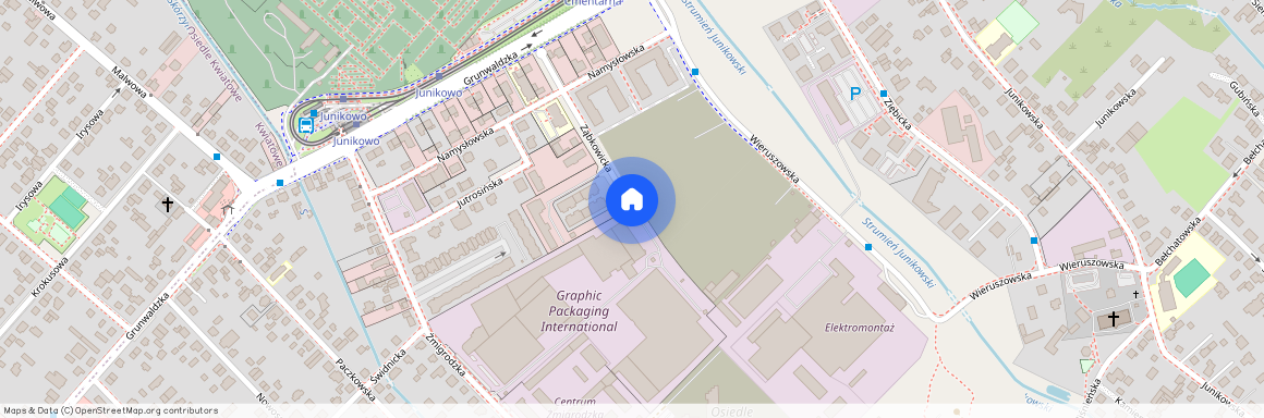 ul. Ząbkowicka, Junikowo, Grunwald, Poznań, wielkopolskie