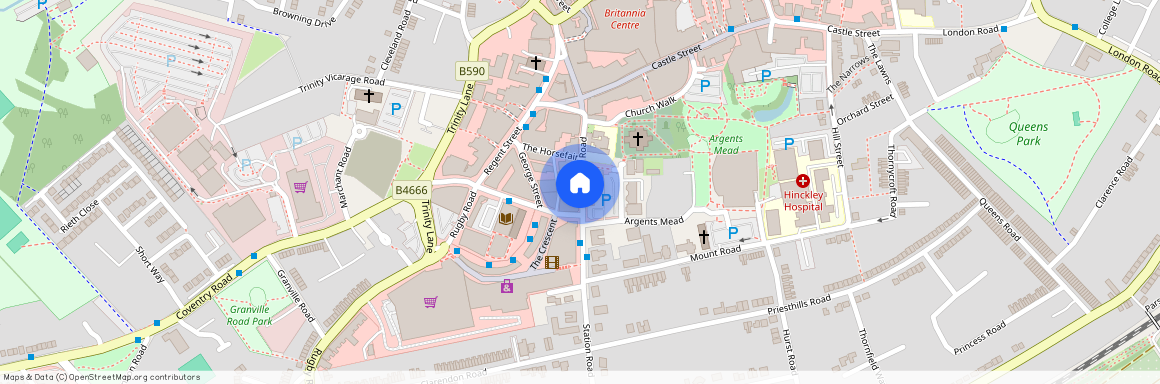 Hinckley Town Centre, LE10 1AW, Hinckley