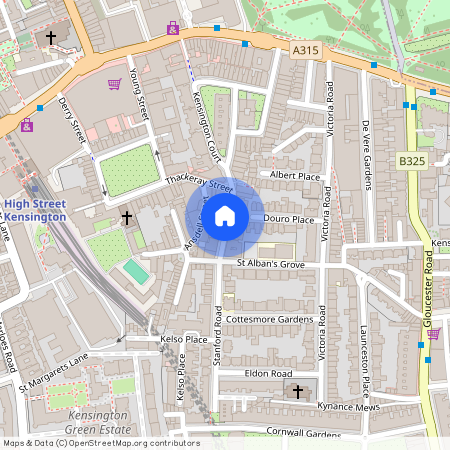 Kensington Court Gardens, Kensington, London, W8