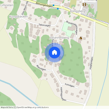 Hästhagsvägen, Almunge