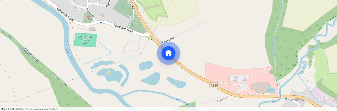 Clapper between Egloshayle and Sladesbridge, near Wadebridge