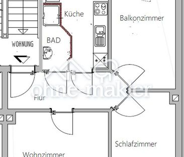 3 Raum, Erstbezug nach Komplettsanierung, Altbau, Balkon, EBK, Gart... - Photo 5
