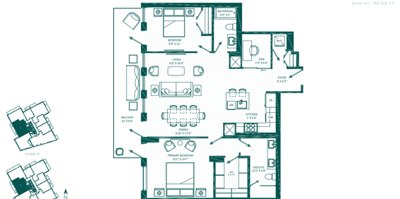 A 2.5 bed luxurious rental residence overlooking Forest Hill. - Photo 3
