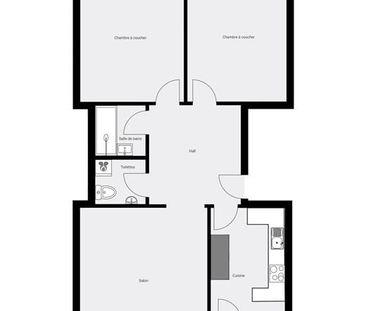 Appartement te huur - Foto 2