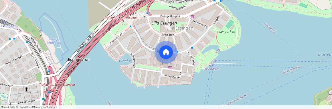 Lilla Essingen, Stockholm, Luxgatan 23