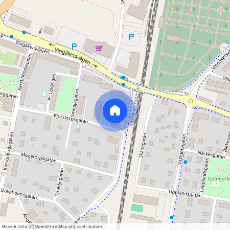 Katrineholm centrum v, Södermanland, Bjurstorpsgatan 2 B