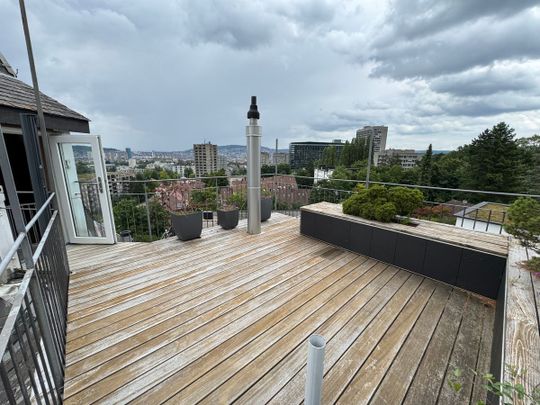 Einmalige Gelegenheit - Lichtdurchflutete Wohnung mit privater Dachterrasse über Zürich - Photo 1