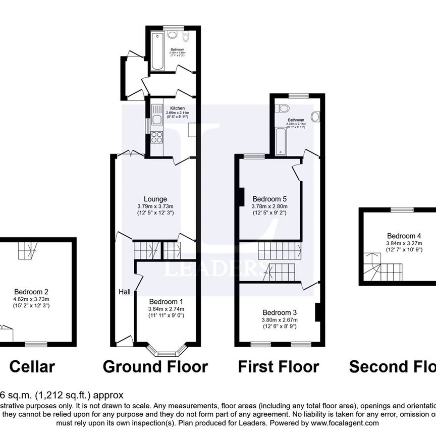 5 bedroom house to rent Rowley Hill Street, Worcester, Worcestershire, WR2 - Photo 1
