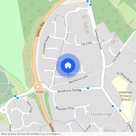 Carter Close, Hawkinge, Folkestone, Kent, CT18