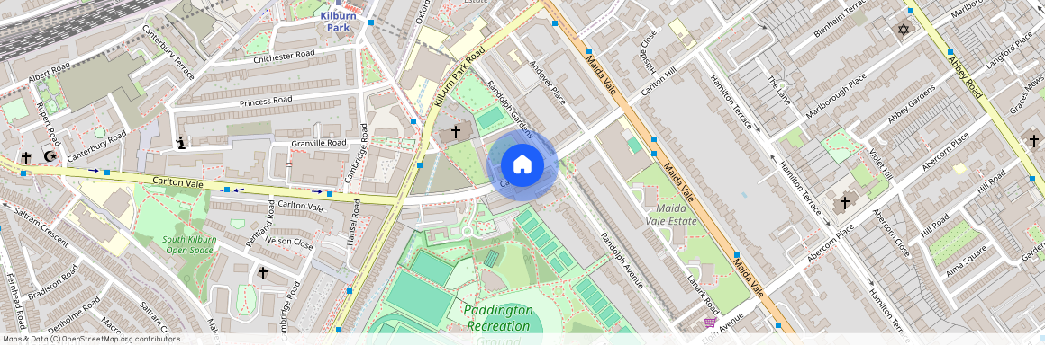 Carlton vale, Maida vale, London, NW6