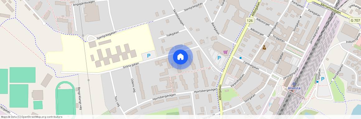 Alvesta Centrum, Kronoberg, Gröna Gatan 5 A