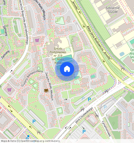 Warszawa, Ursynów, Wacława, Lachmana