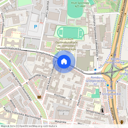 ul. Grzegórzecka 43, Grzegórzki, Grzegórzki, Kraków, małopolskie