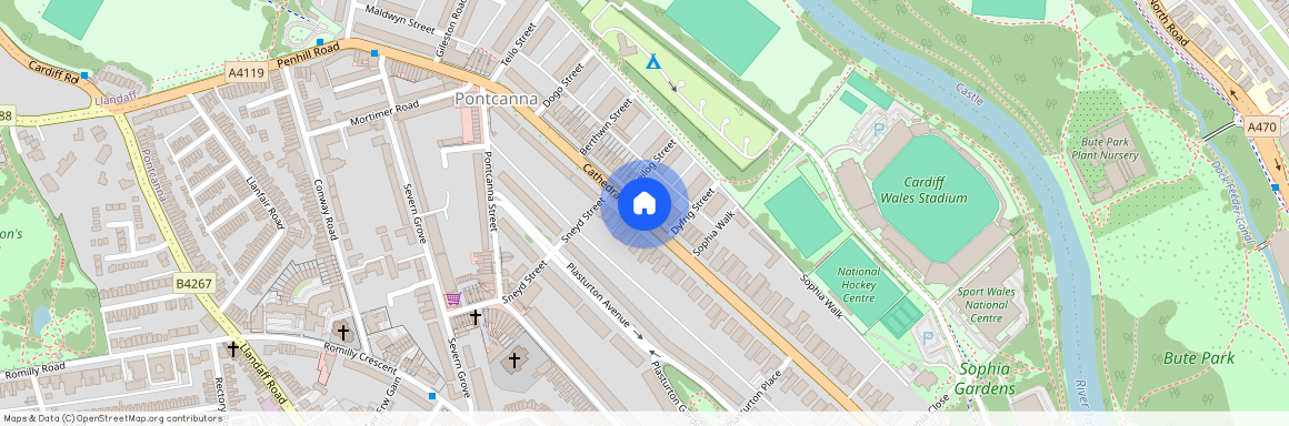 Cathedral Road, CF11 9LQ, Pontcanna