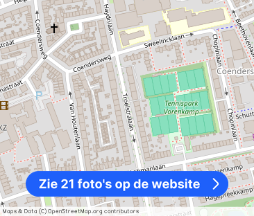 Wakker worden met uitzicht op de tennisbaan, Troelstralaan op z’n b... - Foto 1
