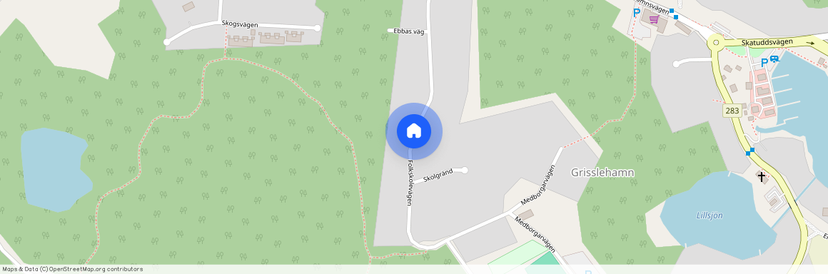 Folkskolevägen, Grisslehamn