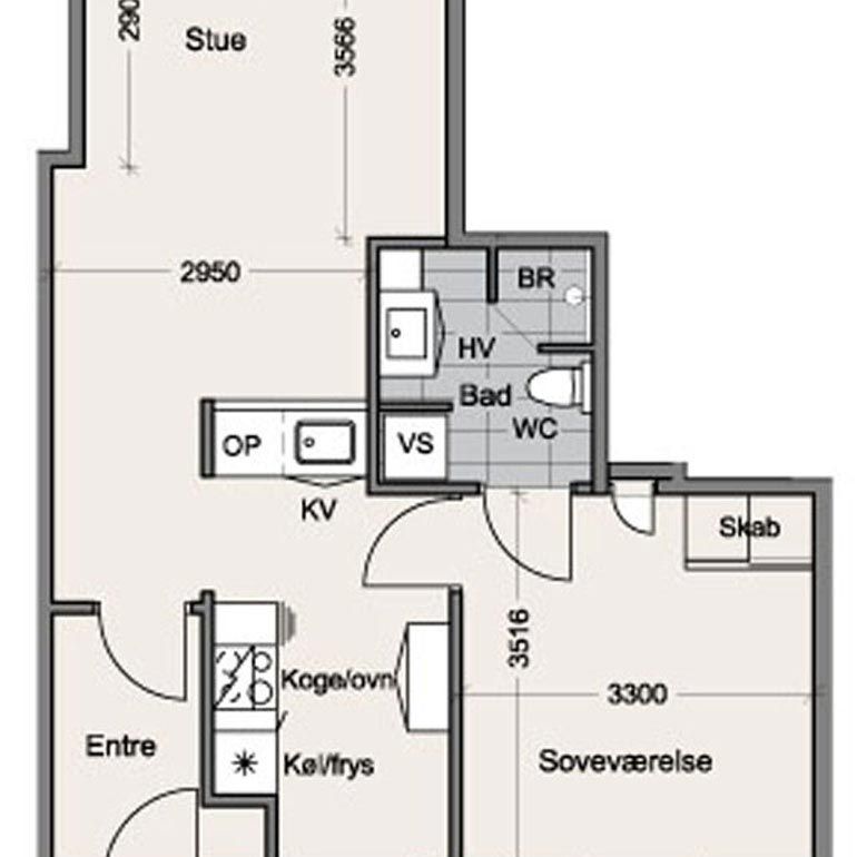 Dejlig 2-værelses lejlighed med en skøn altan - Foto 2