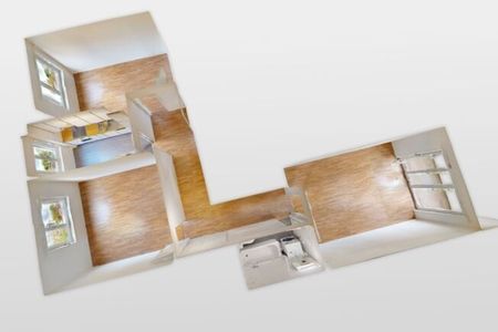 3-room apartment with private washer-dryer - Foto 2