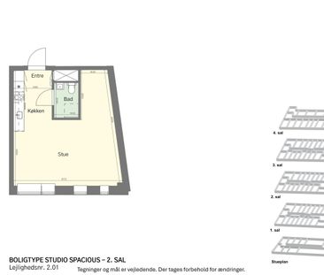 Lyst studio med plads til det hele - Photo 5