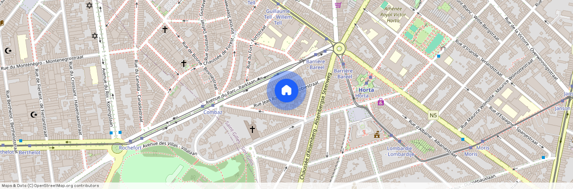 Rue Jean Robie1060 Saint-Gilles