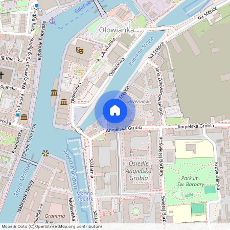 ul. Angielska Grobla, Śródmieście, Gdańsk, pomorskie