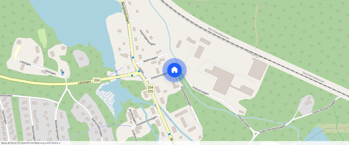 Hopslagarevägen, Svartå