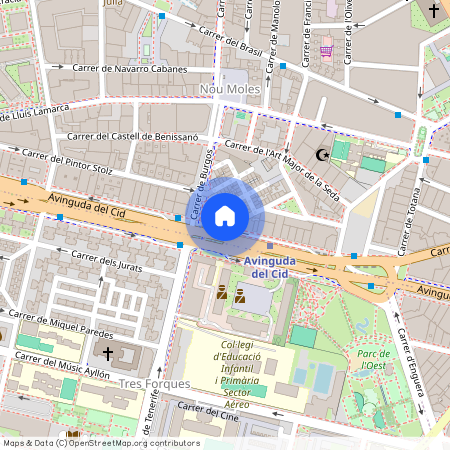 Avenida del Cid 70, piso 4, puerta 10, 46018, Valencia, nou moles