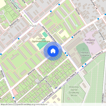 ul. Wileńska, Pabianice, pabianicki, łódzkie