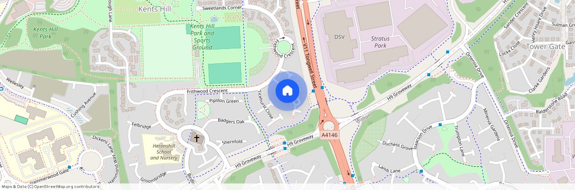 Rolvenden Grove, Kents Hill, Milton Keynes, MK7