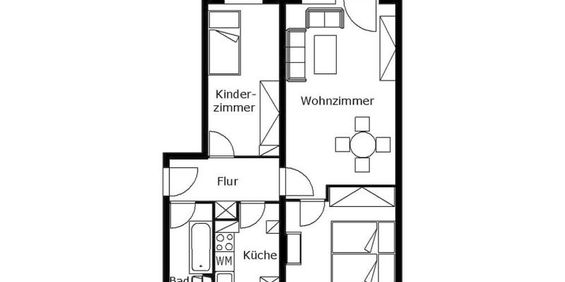 ++ Neues Zuhause mit Herz ++ 3-Zimmer-Wohnung mit Balkon in City-Nähe ++ - Photo 3