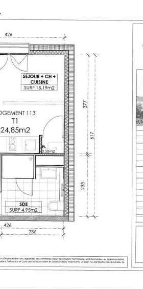 Location Appartement 1 pièce 24m² REIMS 51100 - Photo 2