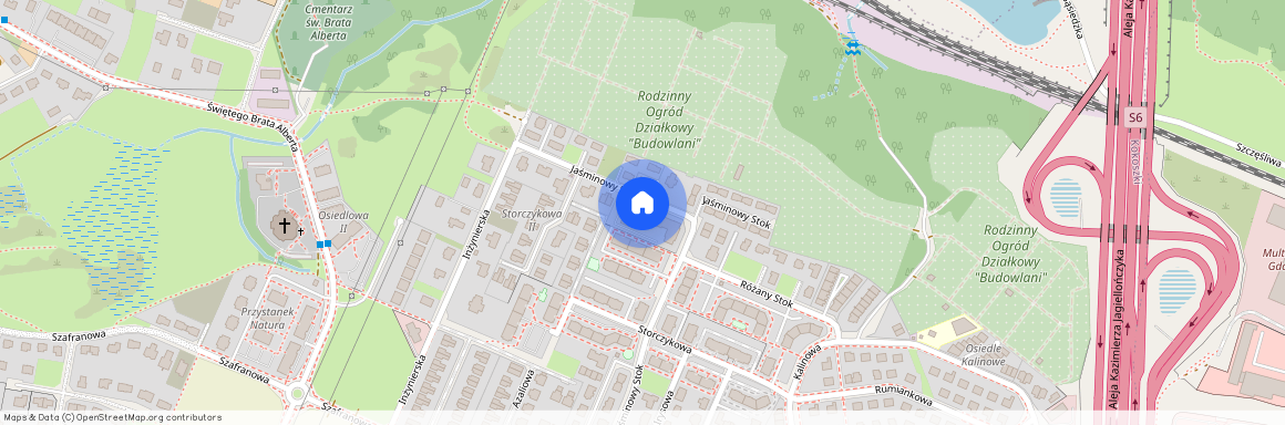 ul. Jaśminowy Stok, Kokoszki, Gdańsk, pomorskie