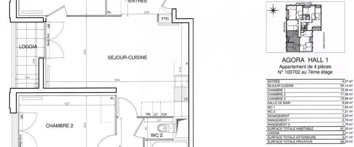 location Appartement T4 DE 80.4m² À BOBIGNY - Photo 1