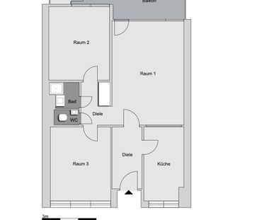 3-Zimmer-Wohnung in Stuttgart Freiberg - Photo 2