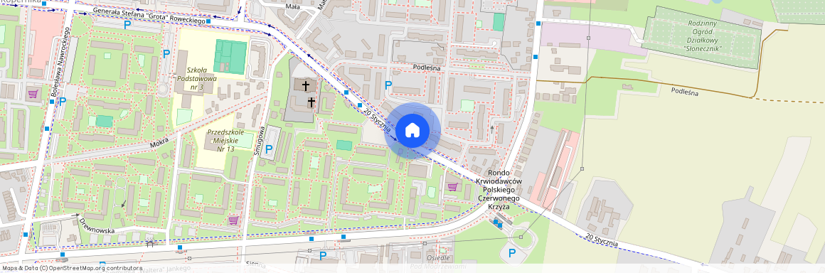 ul. 20 Stycznia 68, Pabianice, pabianicki, łódzkie