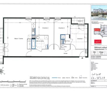 Location appartement T4 82.88m² à Savigny-Le-Temple (77176) - Photo 4