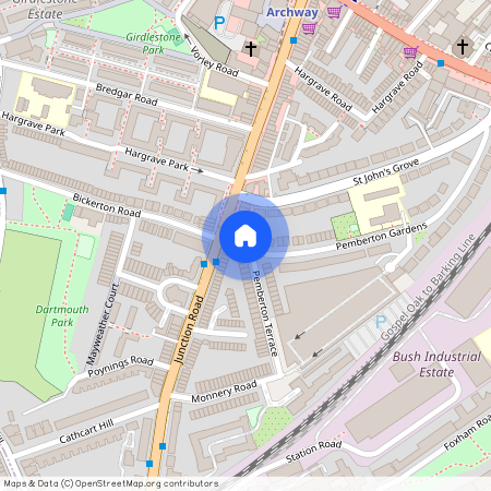 Pemberton Gardens, Archway, London, N19