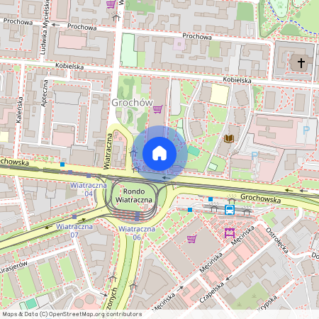 ul. Kobielska, Grochów, Praga-Południe, Warszawa, mazowieckie