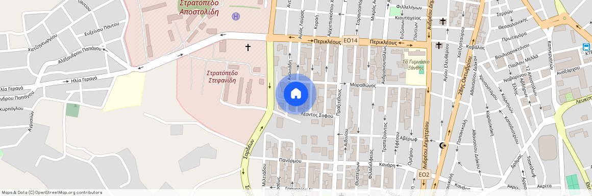 Αγίας Λαύρας, 71, Αστικός Συνοικισμός - Περικλέους - Κυψέλη (Ξάνθη)