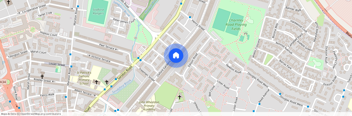 Oxford Gardens, Stafford ST16